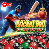 Cricket Ball Roulette on 1x bet